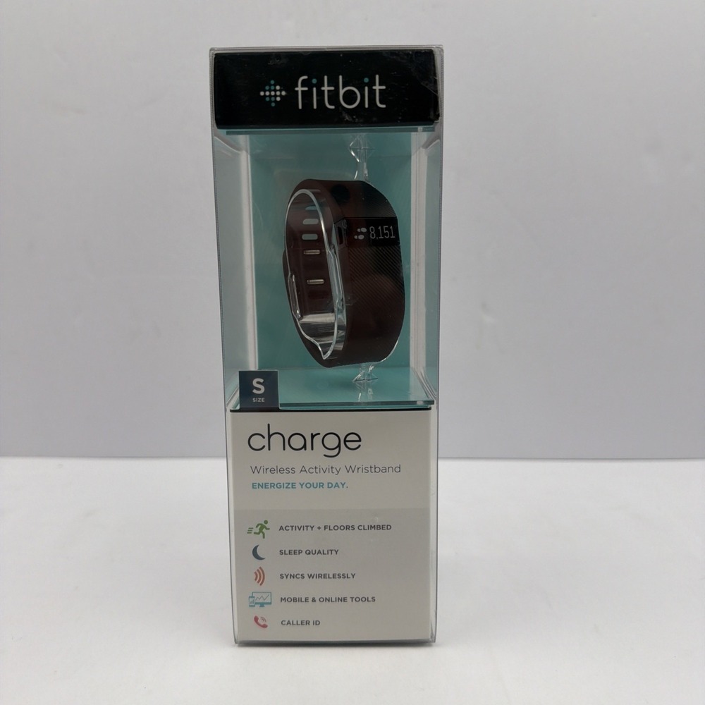 Fitbit Charge Fb404 Black Fitness Activity Tracker For Parts
